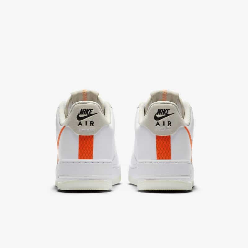 Nike air force 1 big swoosh orange sale